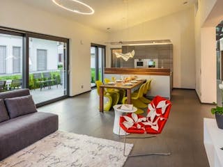 Fertighaus Musterhaus Stuttgart von LUXHAUS, Bungalow Innenansicht 8