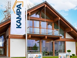 Fertighaus Musterhaus "Ulm" von KAMPA,  Außenansicht 1