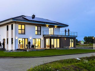 Fertighaus Musterhaus "Werder Havel" von KAMPA,  Außenansicht 1