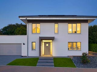 Fertighaus Musterhaus "Wuppertal-Oberbarmen" von KAMPA,  Außenansicht 1