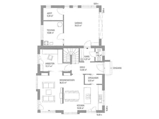 Fertighaus Musterhaus "Wuppertal-Oberbarmen" von KAMPA,  Innenansicht 1