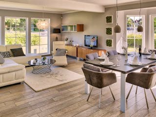 Fertighaus Musterhauscenter Rostock - Musterhaus SH 136 WB von ScanHaus Marlow, Bungalow Innenansicht 2