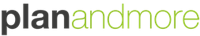 Dienstleister planandmore . Logo