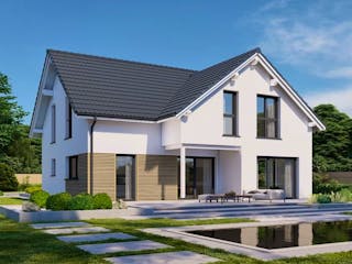 Fertighaus Point 177.1 von Danwood Schlüsselfertig ab 333700€, Satteldach-Klassiker Innenansicht 1