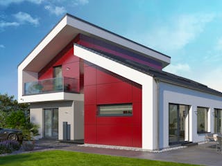 Fertighaus Pult 30 von OKAL Haus Schlüsselfertig ab 672900€, Außenansicht 1