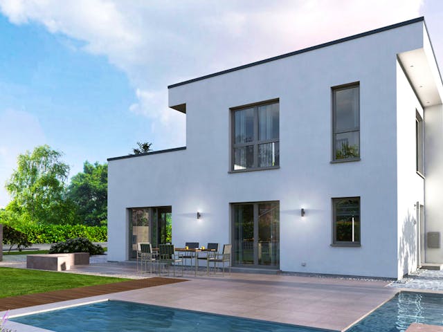 Fertighaus Staffel 13 von OKAL Haus Schlüsselfertig ab 530900€, Außenansicht 1 Fertighaus Staffel 13 von OKAL Haus Schlüsselfertig ab 530900€, Außenansicht 1