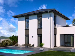 Fertighaus Staffel 9 von OKAL Haus Schlüsselfertig ab 468900€, Außenansicht 1