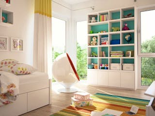 Fertighaus SUNSHINE 113 V4 von Living Fertighaus Schlüsselfertig ab 296744€, Satteldach-Klassiker Innenansicht 5