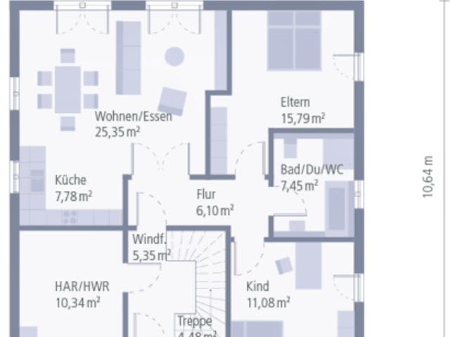 Fertighaus ZweiRaum 2 von OKAL Haus Schlüsselfertig ab 517900€, Stadtvilla Innenansicht 1