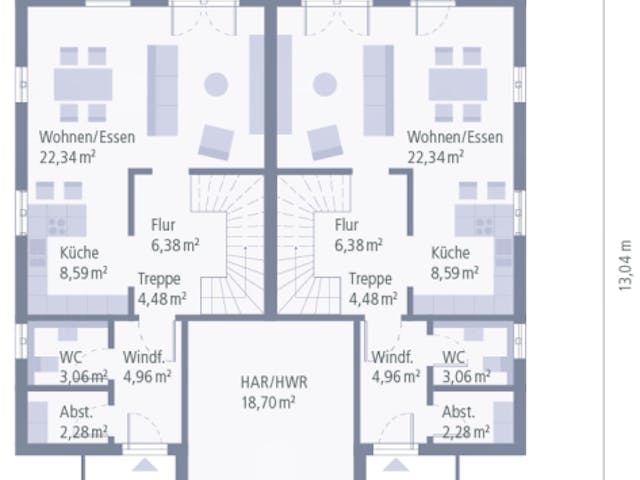 Fertighaus ZweiRaum 4 von OKAL Haus Schlüsselfertig ab 633900€, Stadtvilla Innenansicht 1