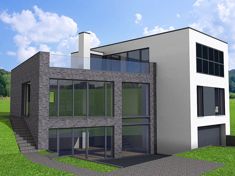 Dienstleister IM.Designhaus, eine Marke der IM.Projektbau Modernes Massivhaus von IM.Designhaus