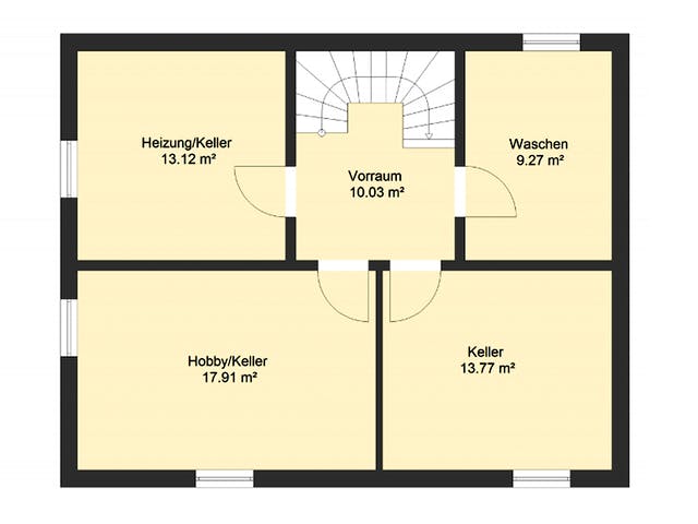 Massivhaus Klassik 80-2 von invivo haus Schlüsselfertig ab 383993€, Satteldach-Klassiker Grundriss 3