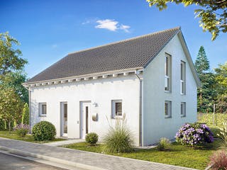 Massivhaus EFH Klassik 115 von invivo haus Schlüsselfertig ab 381932€, Satteldach-Klassiker Außenansicht 1