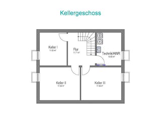 Massivhaus EFH Klassik 115 von invivo haus Schlüsselfertig ab 381932€, Satteldach-Klassiker Grundriss 3