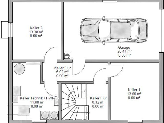 Fertighaus Junge Familie 146 von Suckfüll Energiesparhaus Schlüsselfertig ab 384750€, Satteldach-Klassiker Grundriss 3