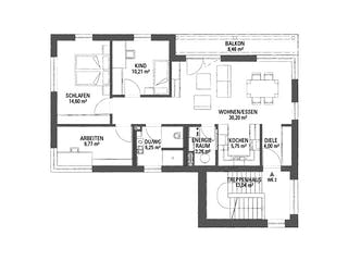 Fertighaus Mehrfamilienhaus KUBOS 3.277 von KAMPA - Mehrfamilienhäuser Schlüsselfertig ab 1506356€, Cubushaus Grundriss 2