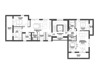 Fertighaus Mehrfamilienhaus KUBOS 4.269_a von KAMPA - Mehrfamilienhäuser Schlüsselfertig ab 1847375€, Cubushaus Grundriss 2