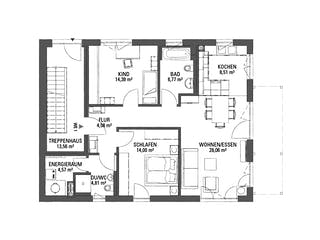 Fertighaus Mehrfamilienhaus MAGOS 3.279 von KAMPA - Mehrfamilienhäuser Schlüsselfertig ab 1384455€, Grundriss 1