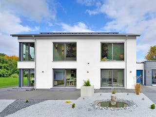 Fertighaus LANOS 5.1790 von KAMPA Schlüsselfertig ab 842311€, Satteldach-Klassiker Außenansicht 3