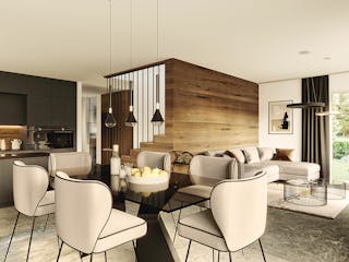 Fertighaus Signature T175 von KAMPA Schlüsselfertig ab 660928€, Satteldach-Klassiker Innenansicht 1