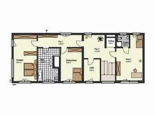 Fertighaus Haus Kaiserstraße von Keitel-Haus Schlüsselfertig ab 826747€, Cubushaus Grundriss 2