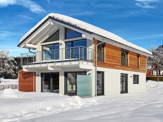 Fertighaus Haus Kofelblick von Keitel-Haus Schlüsselfertig ab 399321€, Satteldach-Klassiker Außenansicht 1