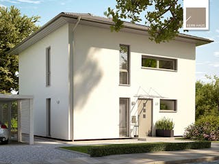 Massivhaus Stadtvilla Novo von Kern-Haus Schlüsselfertig ab 346900€, Stadtvilla Außenansicht 2