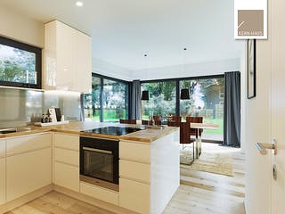 Massivhaus Familienhaus Allea von Kern-Haus Schlüsselfertig ab 412900€, Satteldach-Klassiker Innenansicht 2