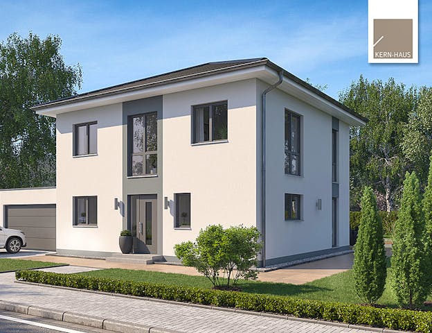 Massive Stadtvilla mit Garage, Erker und Balkon von Kern-Haus