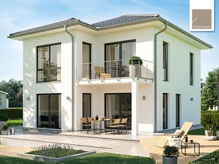 Massivhaus Stadtvilla Fino von Kern-Haus Schlüsselfertig ab 363900€, Stadtvilla Außenansicht 1