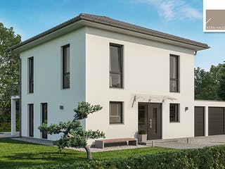 Massivhaus Stadtvilla Fino von Kern-Haus Schlüsselfertig ab 372900€, Stadtvilla Außenansicht 2
