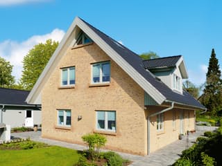 Fertighaus Kopenhagen von Danhaus Deutschland Schlüsselfertig ab 523810€, Satteldach-Klassiker Außenansicht 2