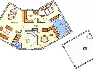 Fertighaus Familio von Fingerhut Haus Schlüsselfertig ab 630778€, Satteldach-Klassiker Grundriss 1