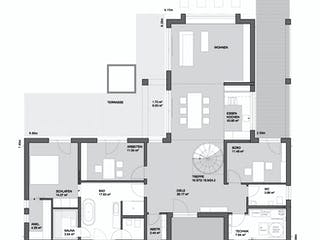 Fertighaus L³ - MH Nürnberg von LUXHAUS, Cubushaus Grundriss 1