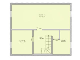 Massivhaus Familyhaus 130 von Lechner Massivhaus, Satteldach-Klassiker Grundriss 3
