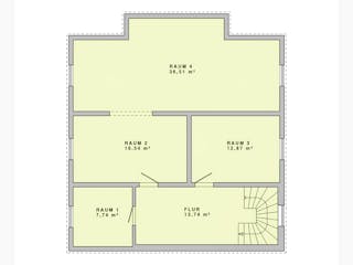 Massivhaus Stadtvilla 170 von Lechner Massivhaus, Stadtvilla Grundriss 3