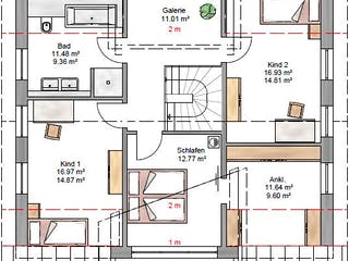 Fertighaus Lifestyle 177 von Suckfüll Energiesparhaus Schlüsselfertig ab 477563€, Satteldach-Klassiker Grundriss 2