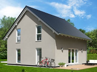 Fertighaus Lissabon von Fingerhut Haus Schlüsselfertig ab 377111€, Satteldach-Klassiker Außenansicht 1