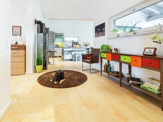 Fertighaus Bungalow Pultdach 145 von LUXHAUS, Bungalow Innenansicht 3