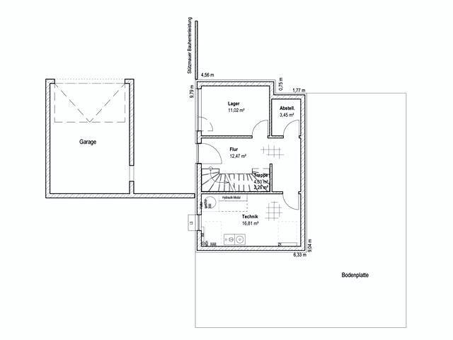 Fertighaus Pultdach Klassik 189 von LUXHAUS, Pultdachhaus Grundriss 3