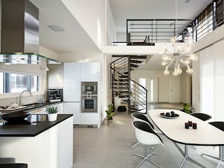 Fertighaus L³ - MH Nürnberg von LUXHAUS, Cubushaus Innenansicht 2