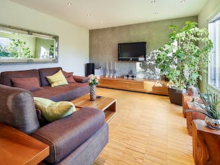 Fertighaus Pultdach Klassik 197 von LUXHAUS, Pultdachhaus Innenansicht 1