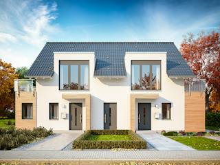 Fertighaus FamilyStyle 21.02 S von massa haus Ausbauhaus ab 188999€, Satteldach-Klassiker Außenansicht 2 Fertighaus FamilyStyle 21.02 S von massa haus Ausbauhaus ab 188999€, Satteldach-Klassiker Außenansicht 2