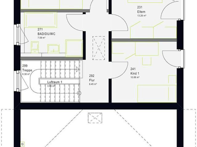 Fertighaus LifeStyle 13.09 W von massa haus Ausbauhaus ab 177999€, Stadtvilla Grundriss 2