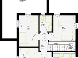Fertighaus LifeStyle 15.02 W von massa haus Ausbauhaus ab 192999€, Stadtvilla Grundriss 2