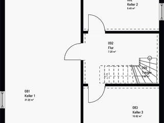 Fertighaus LifeStyle 15.02 W von massa haus Ausbauhaus ab 192999€, Stadtvilla Grundriss 3