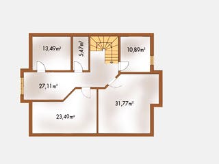 Massivhaus Mediterran 114 von Wagener Systemhausbau Schlüsselfertig ab 249000€, Bungalow Grundriss 2