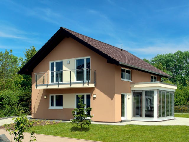 Fertighaus MH Erfurt - MEDLEY 3.0 von FingerHaus Schlüsselfertig ab 422899€, Satteldach-Klassiker Außenansicht 1