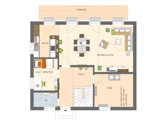 Fertighaus MEDLEY 3.0 410 C W von FingerHaus Schlüsselfertig ab 419450€, Stadtvilla Grundriss 1