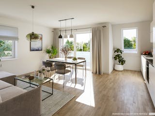 Massivhaus Mehrfamilienhaus mit 9 Wohneinheiten von Mein Haus Bausysteme, Stadtvilla Innenansicht 1